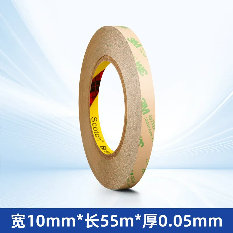 3M 467MP Dubbelzijdige Plakband Hoge Viscositeit Ultradun Waterdicht Sterk Transparant Tape voor Auto Decoratie Huisversiering