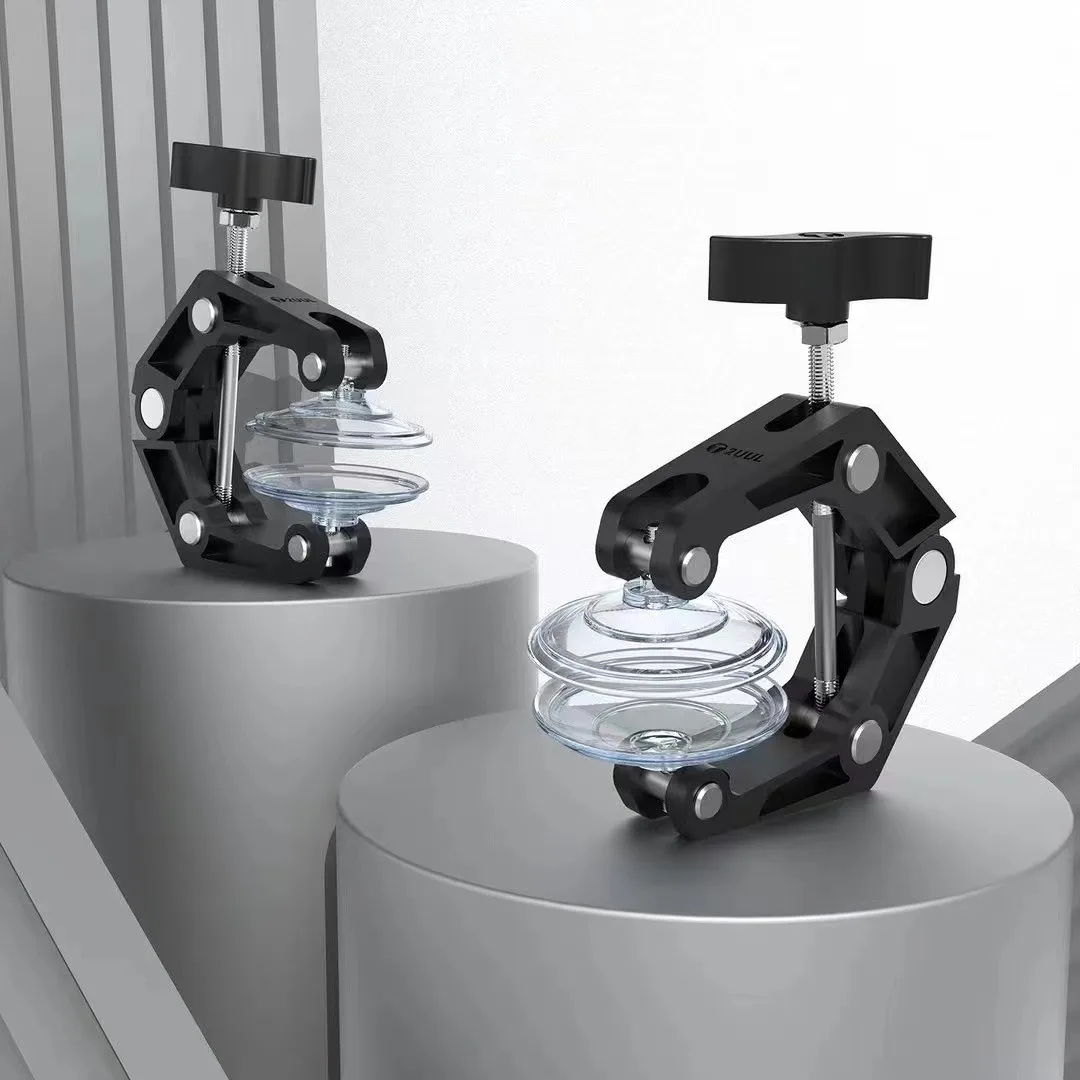 2UUL Slight Puller LCD Screen Opener Tool Multi-function Sucker with Strong Suction Cup Back Rear Glass Holder and Pressure Clip
