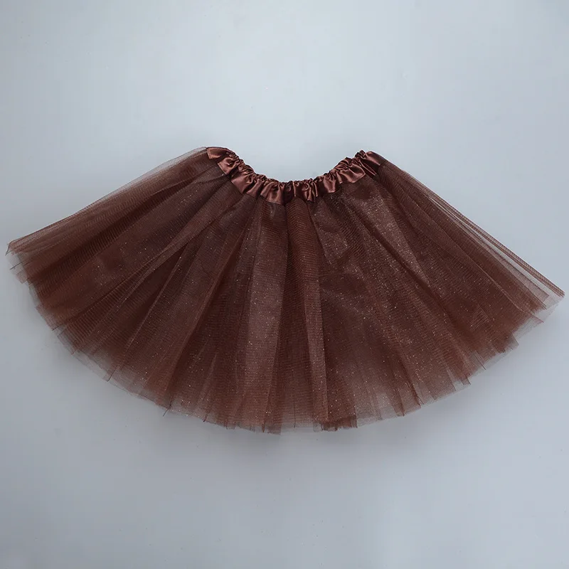 Mädchen elastische Ballett Tanz kleidung Tutus Minirock für Geburtstags feier Tanz 3 Schicht Tüll Tutu Rock für Kinder Prinzessin 2-8y Mädchen – Detail 17