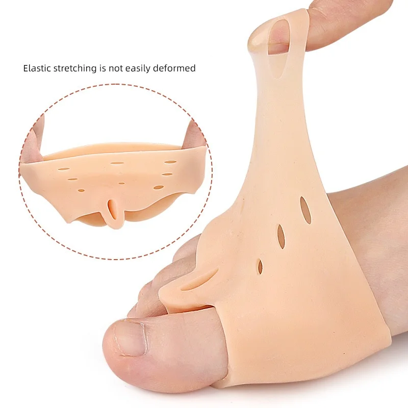 Forefoot Pad Left And Right Foot Clamping SEBS Hallux Valgus Protection Cover Forefoot Protection Insole Big Toe Divider
