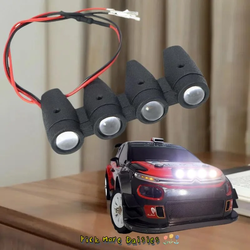 Acessório de holofote de luz de barco de simulação para carro de velocidade 1/14 mjxrc 14303 HYPER GO MJX RC