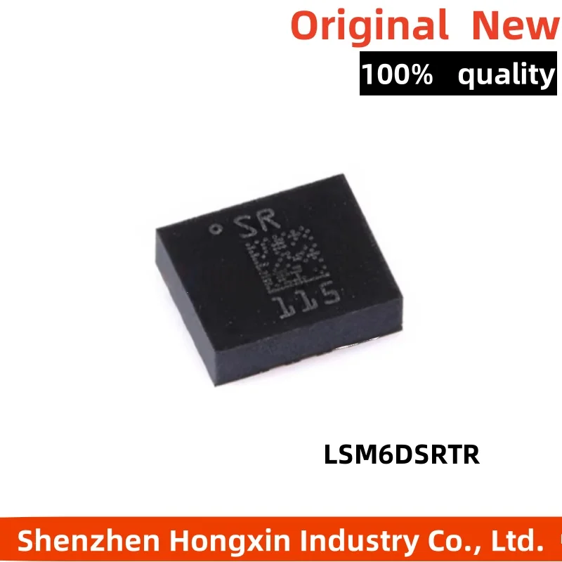 1pcs new LSM6DSRTR LGA-14 iNEMO 6DoF IMU sensor 3D accelerometer+3D gyroscope