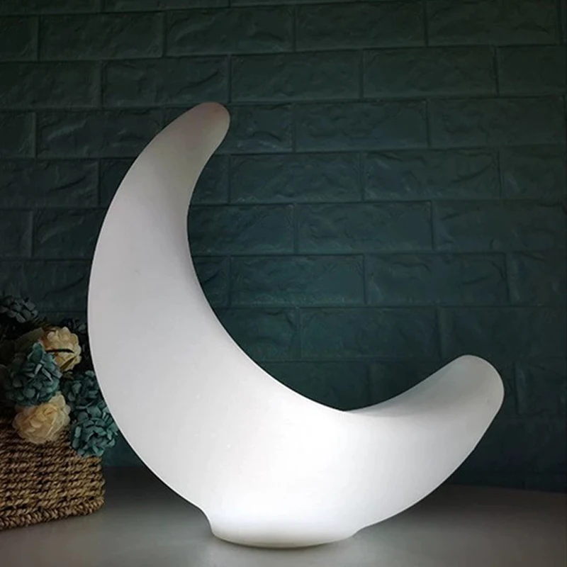 مصباح LED قمر مضيء ، متغير اللون ، مساحة تضيء ، إضاءة مزاجية ، غرزة ، إضاءة ليلية متوهجة ، ديكور عيد ميلاد
