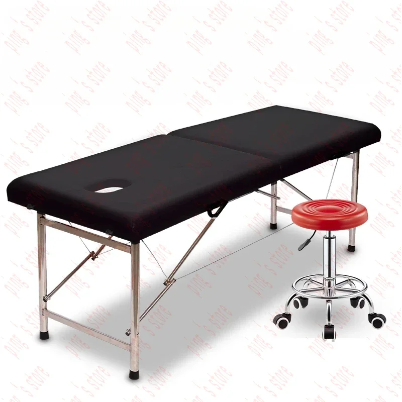 Home Therapy Face Massage Table Lash Beauty Folding Physiotherapy   Tattoo liege Commercial Furniture