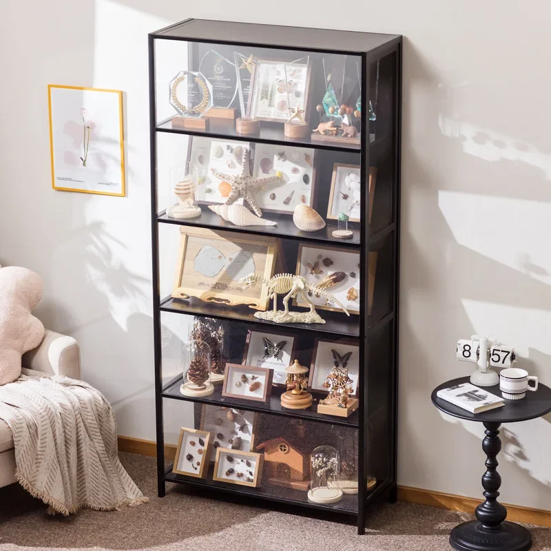 

Шкаф для фигурок, прозрачный шкаф-витрина Lego с легкой бытовой глухой коробкой, орнаментом для хранения образцов, вторичный