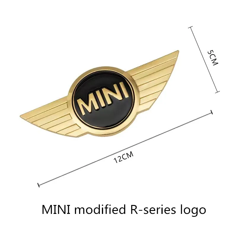 1Pcs Car Hood Front Bonnet Grill Rear Trunk Emblem Logo Badge Stickers For BMW MINI Cooper JCW F50 F53 F54 F55 F56 R55 R56 R60