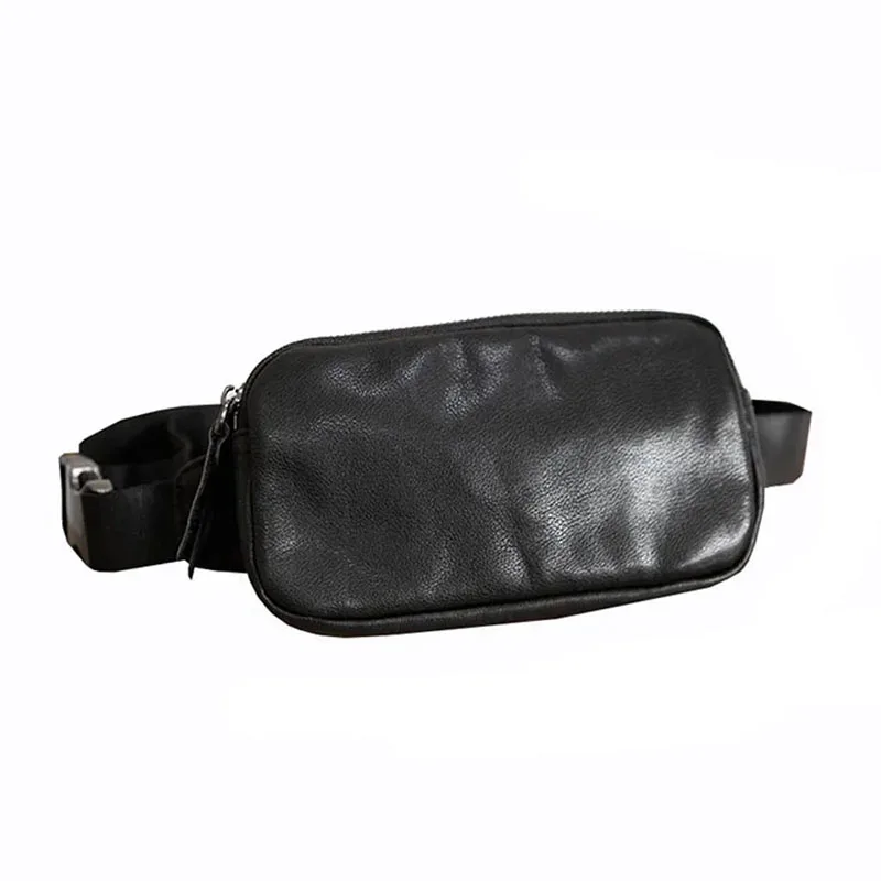 AETOO Leather  Men's Sling Crossbody Bag Retro men's Chest Bag Travel Casual Shoulder bag Multi-purpose Day