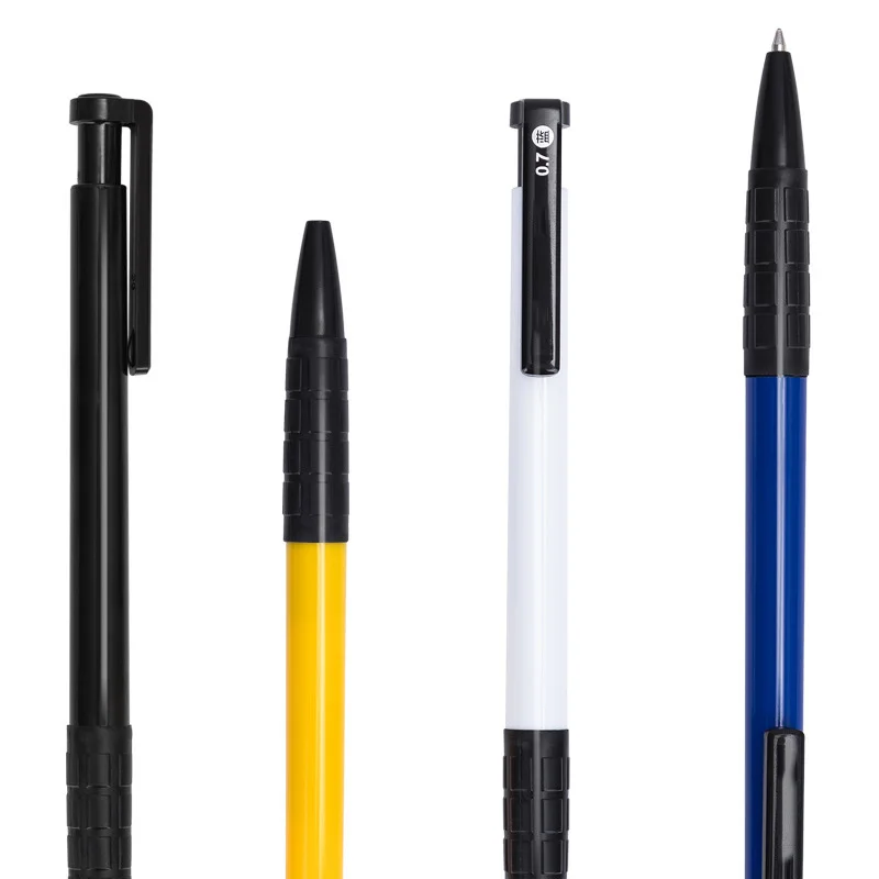 10Pcs/set Press Ball Pen Roller Ball Pen 0.7mm Ballpoint Pen for Students Stationery Office School Supplies image 4