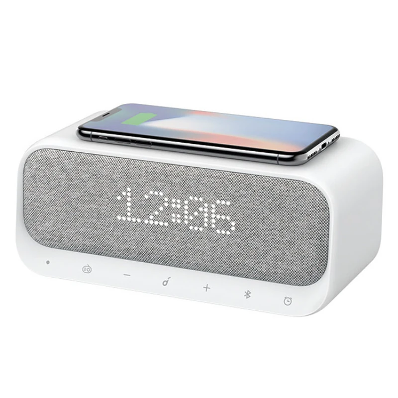 

2022 New LED Flashing Light Stereo Wireless Speakers White Portable Bluetooths Speaker Wireless For Home