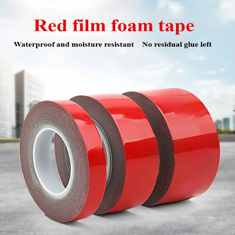Double-Sided Tape  Strong Car Fixing Bracket, Rain Eyebrow, High Temperature Resistant Foam, Seamless Adhesive Tape