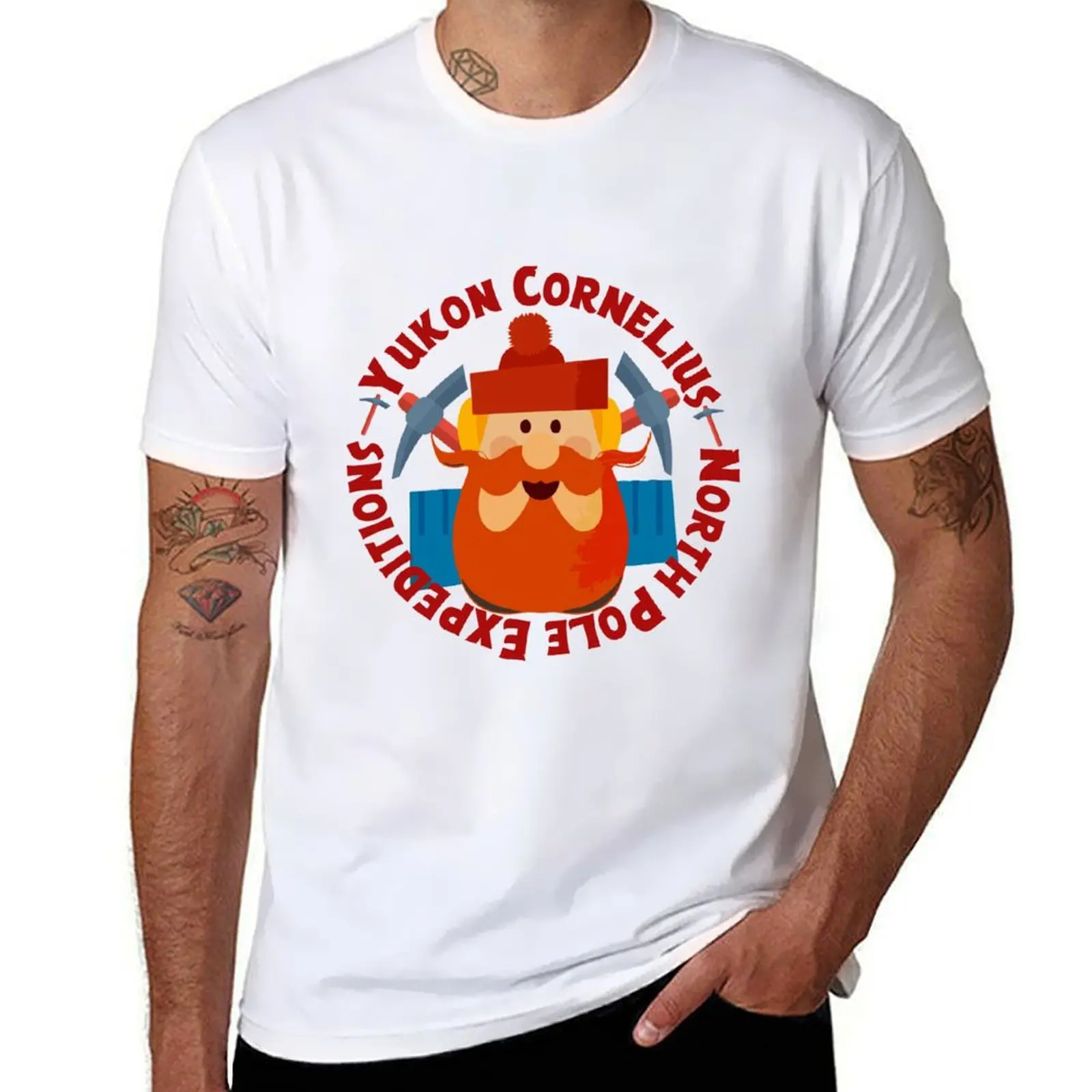 

YUKON CORNELIUS NORTH POLE EXPEDITIONS T-Shirt anime t shirts for man t shirts cotton 100% t shirts with prints T-Shirt