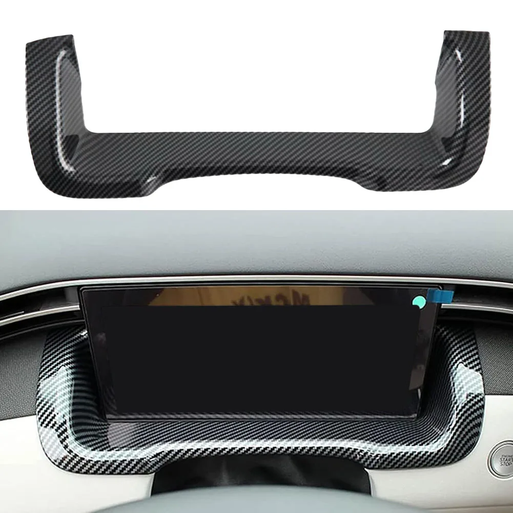 

Decorative Frame Carbon Fiber Black 2021 2022 Trim Easy Installation Fashionable Style High-Class Decor Car Customization