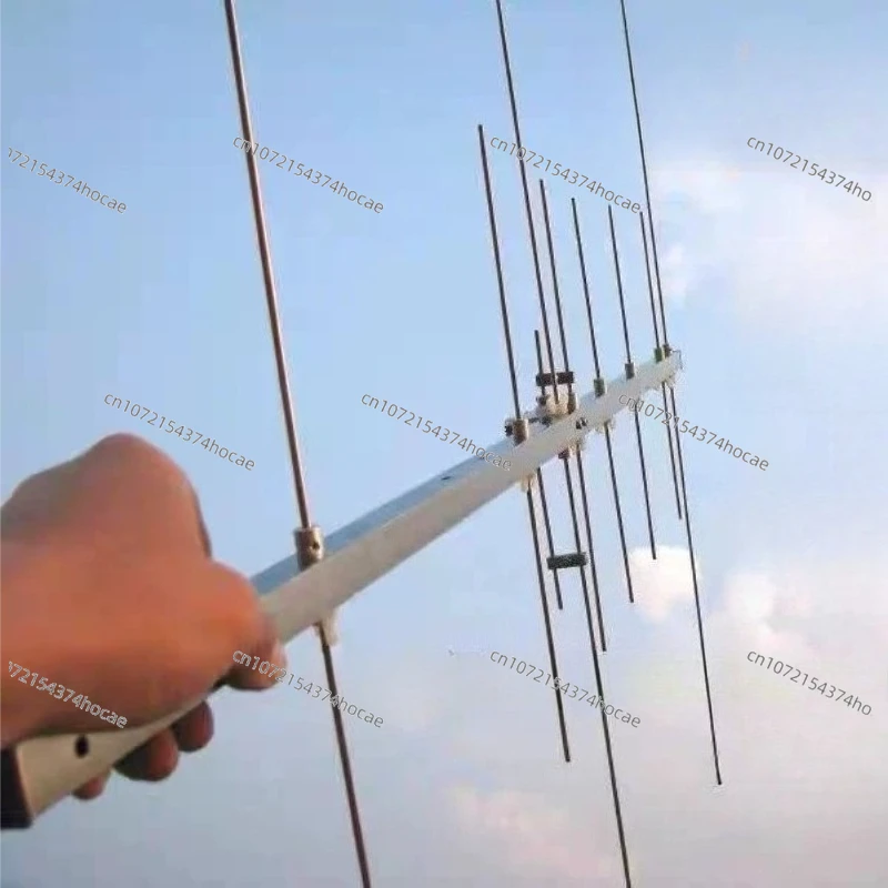UV Dual-segment U5V3 Yagi Antenna Space Station Relay Communication Portable, Handheld Fixed, Quick Dismantling Multi-purpose
