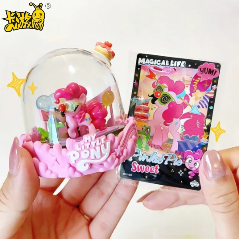 

Kayou Original My Little Pony Mini Scene Vol.1 Magic Home Pinkie Pie Rainbow Dash Настольное украшение слепая коробка игрушки подарки