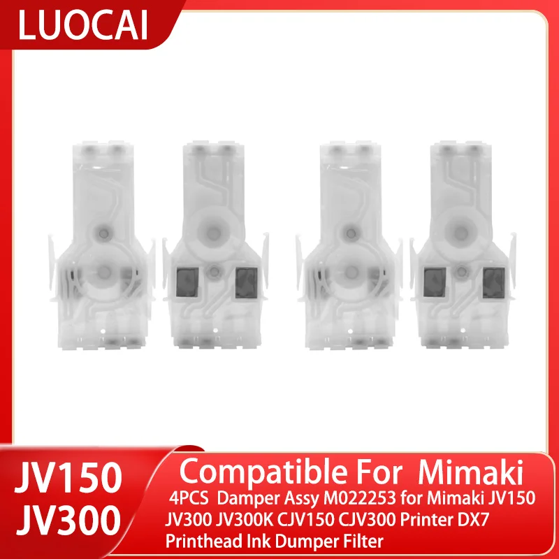 4PCS  Damper Assy M022253 for Mimaki JV150 JV300 JV300K CJV150 CJV300 Printer DX7 Printhead Ink Dumper Filter