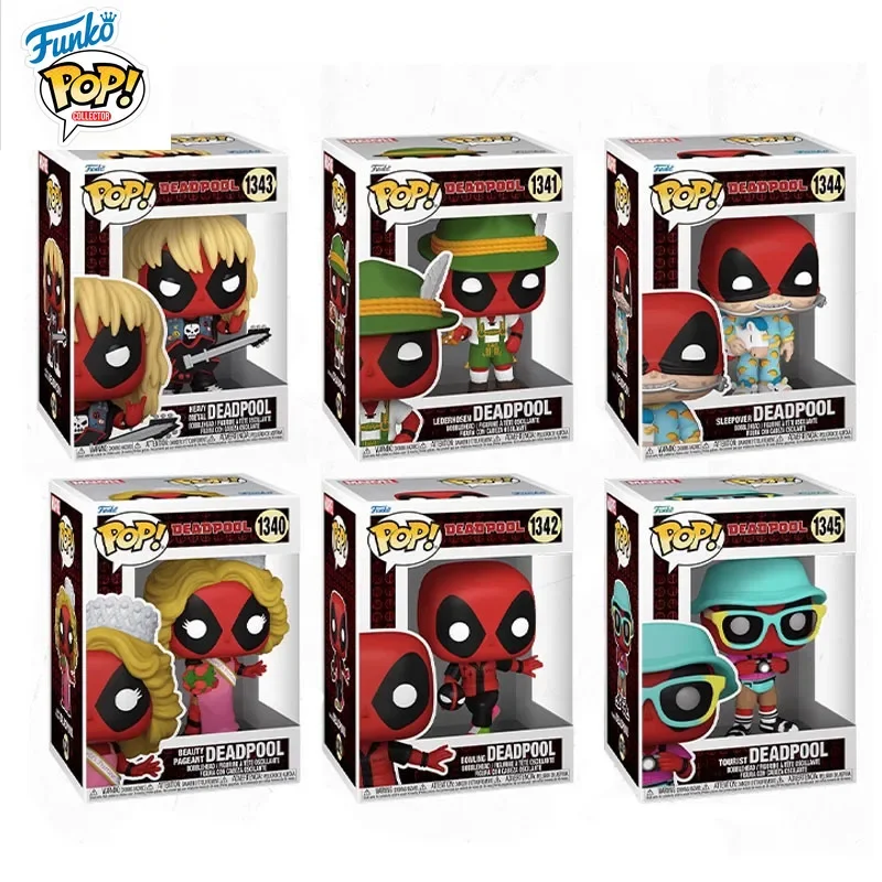 

Funko POP Original Deadpool Anime Figure Spider-Man Action Figure Toys for Boys Girls Kids Gift Collectible Model Ornaments