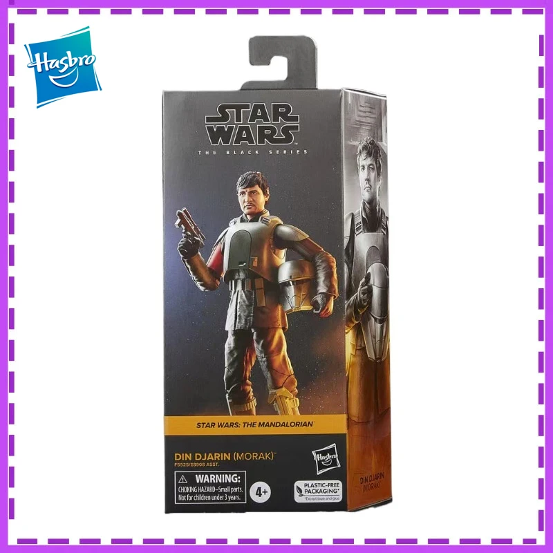 Hasbro-figura de acción de Star Wars, modelo de juguete de Anime, Din Djarin Cal Kestis Luke Skywalker, serie negra, regalos de Navidad, genuino