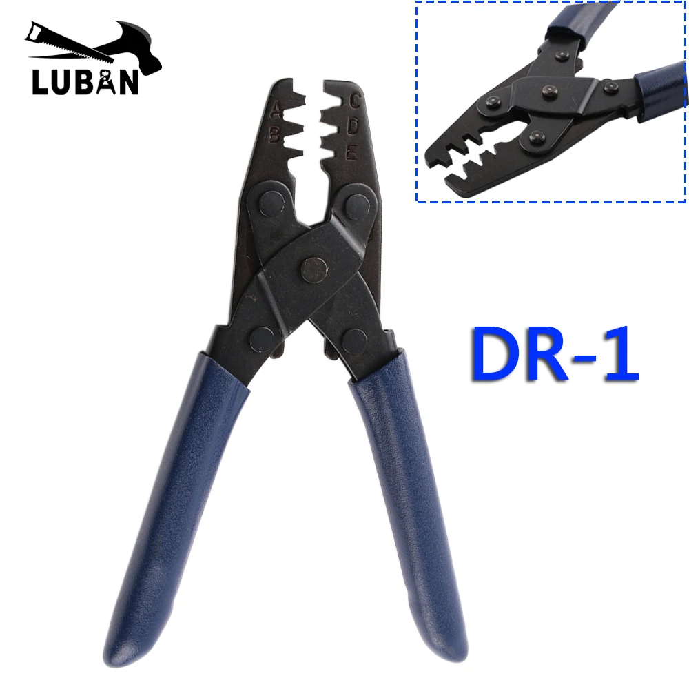 Automotive  Crimper Plier Wiring Harness Terminals Crimp plier DR-1 for Open Barrel 10-22 AWG 1.25/2.0/2.45 mm2 crimping tool