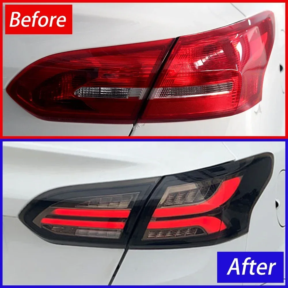 

Car Taillights Assembly For Ford Focus 2015-2018 LED Auto Rear Back Lamps Upgrade Highlight Brake Lights Tool Car Accessories