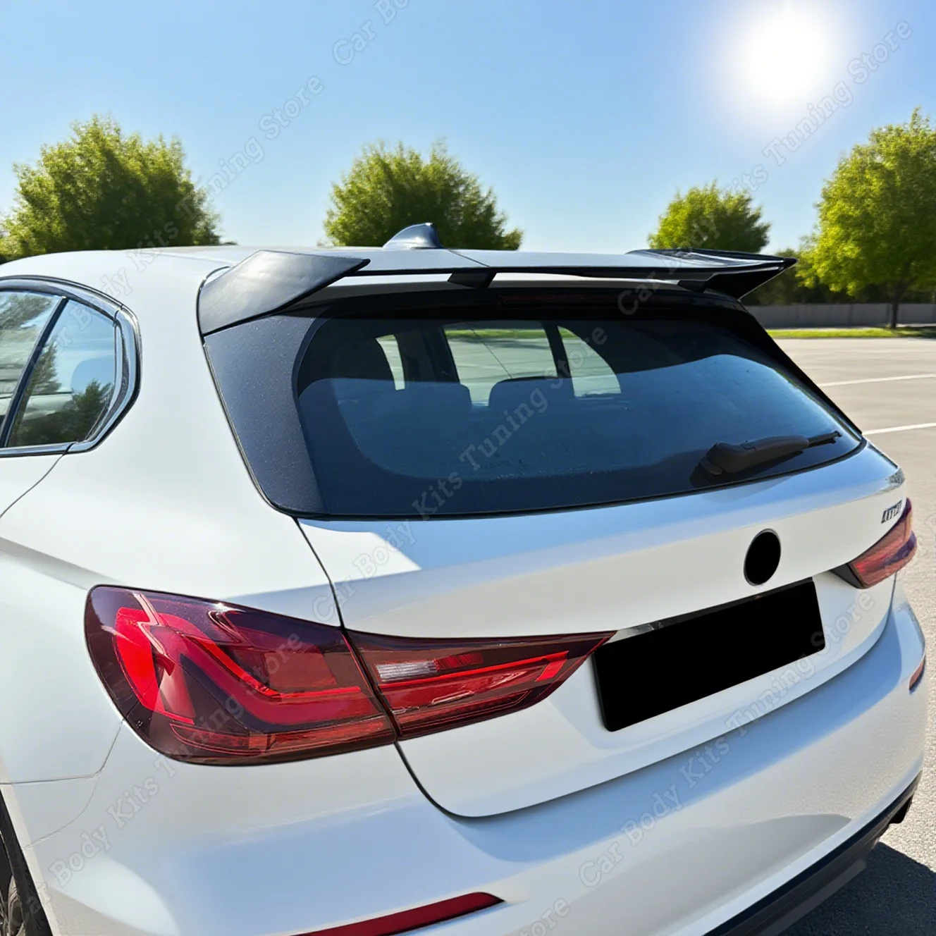 

Задний спойлер-сплиттер на крышку багажника для BMW 1 серии F40 F70 116i 120i 118i 116d 118d 120d 2019-2024, стайлинг MP, обвесы