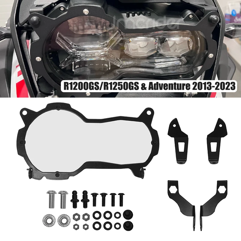 Motorcycle Headlight Guard Protector Lens Cover For BMW R1250GS R1200GS Adventure R1200 GS R1250 ADV 2013-2020 2021 2022 2023