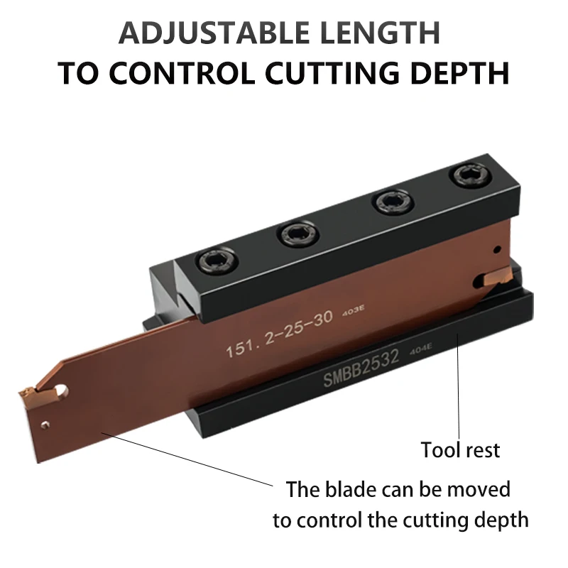 151.2-25-30 Single-head external diameter cutting and grooving tool plate TGFH26/32 auxiliary tool holder SMBBN16/20/25/32