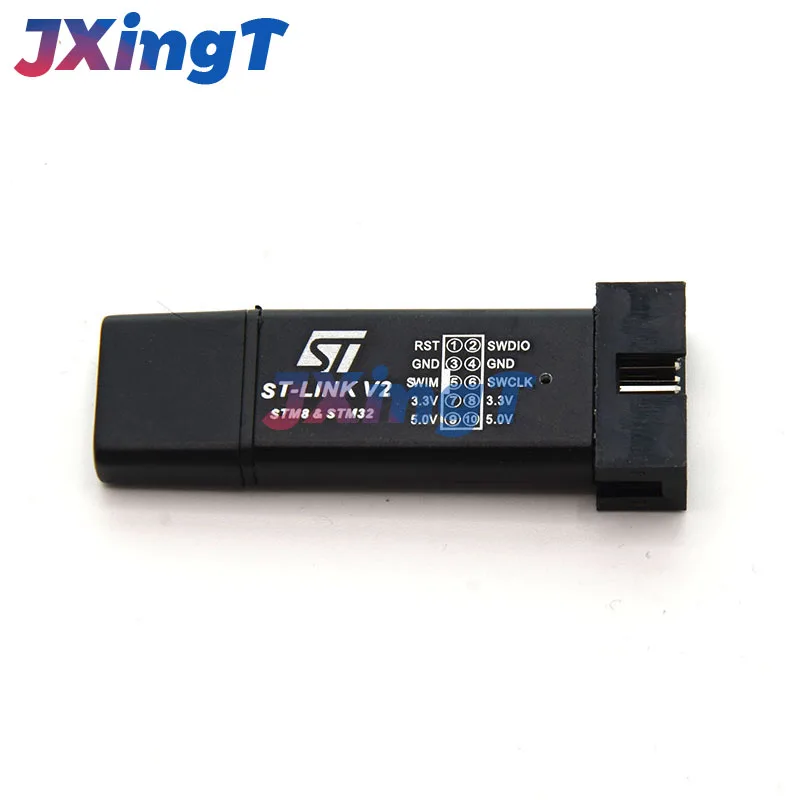 ST LINK Stlink ST-Link V2 Mini STM8 STM32 시뮬레이터, 프로그래머 다운로드, 커버 포함 프로그래밍