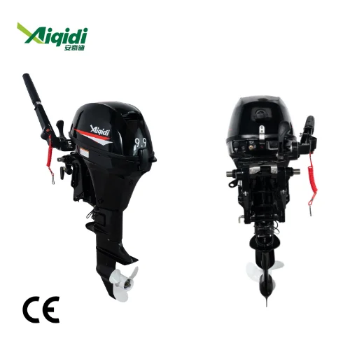 AIQIDI 9.9HP 4 Tiempos F9.9 Motor Marino Control De Cana 431-558 Mm Motores Fuera De Borda De Arranque Manual/electrico