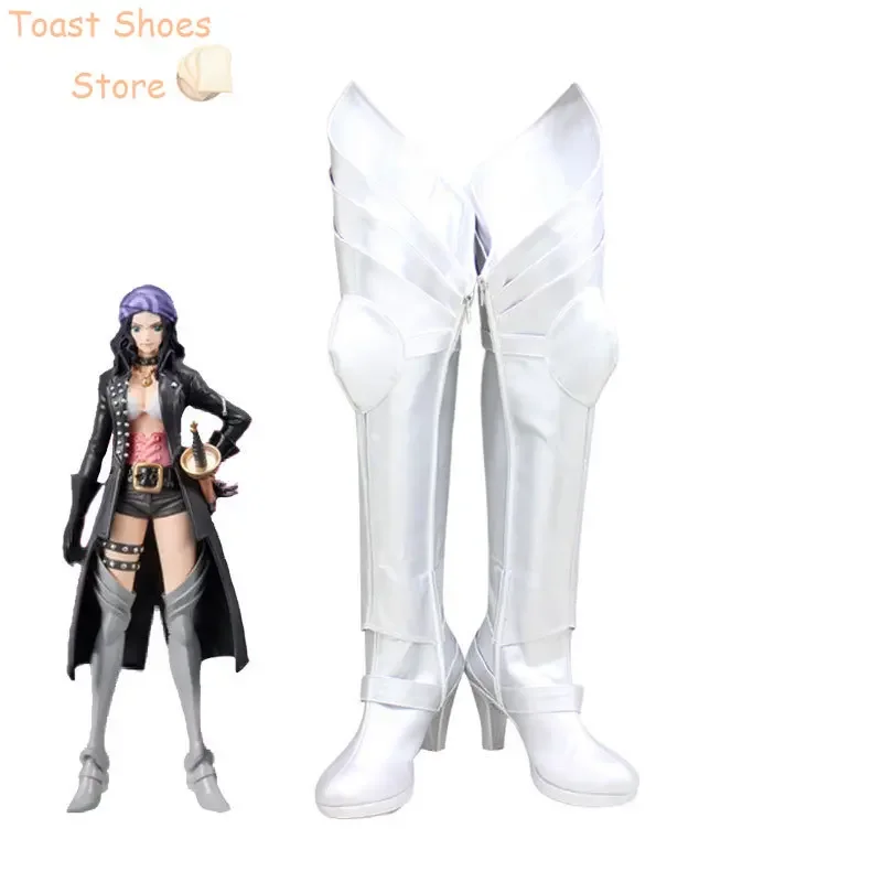 

Обувь для косплея Miss Allsunday Robin, обувь из искусственной кожи, карнавальные ботинки на Хэллоуин, реквизит для косплея, реквизит для костюма