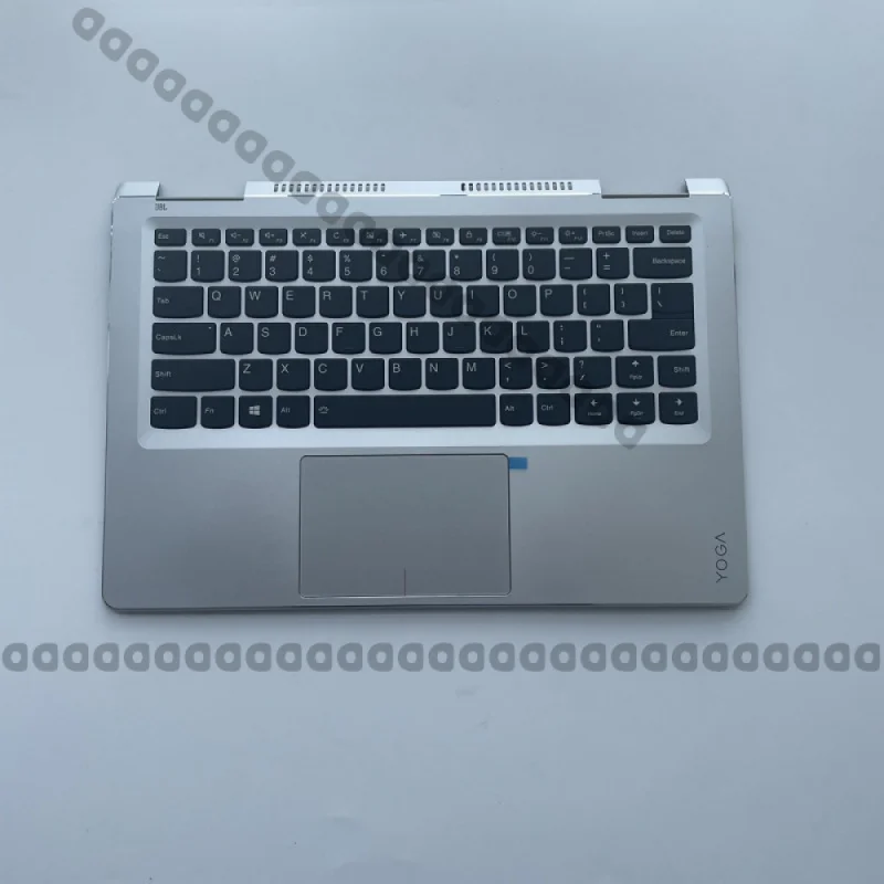 AAZ+5CB0L47452 Nuevo reposamanos con teclado retroiluminado y panel táctil para Lenovo Yoga 710-14ISK 710-14IKB, pieza de repuesto para portátil