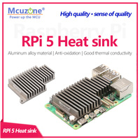 Raspberry Pi 5 Heat sink Aluminum alloy material | Anti-oxidation | Good thermal conductivity