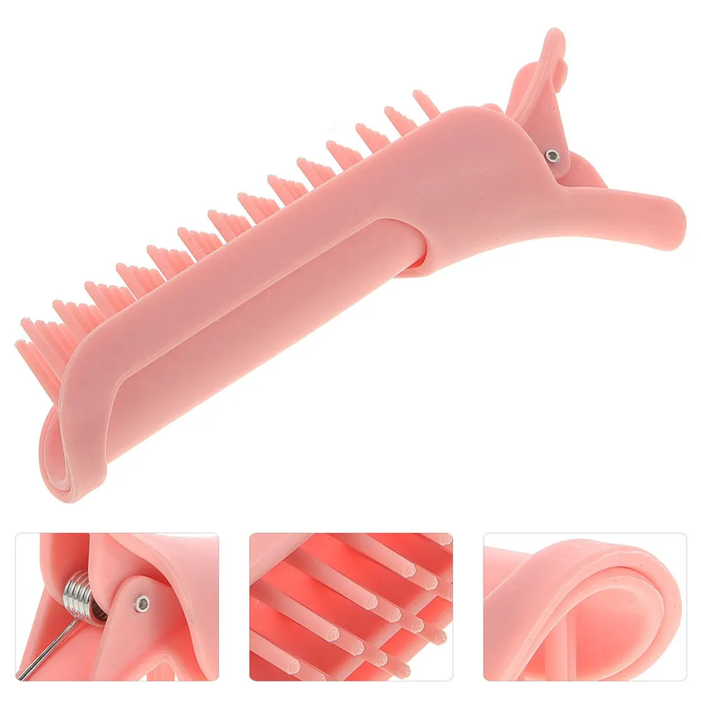 

1 пара зажимов для увеличения объема волос, зажим для корней для женщин, бигуди, роликовые зажимы для челки, удерживающие места, полый дизайн, безопасная ручка, стиль