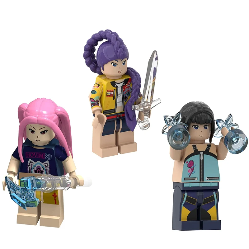 

Новый продукт: KPop Demon Hunters Building Blocks, сборная модель куклы Rumi, игрушка-строительные блоки