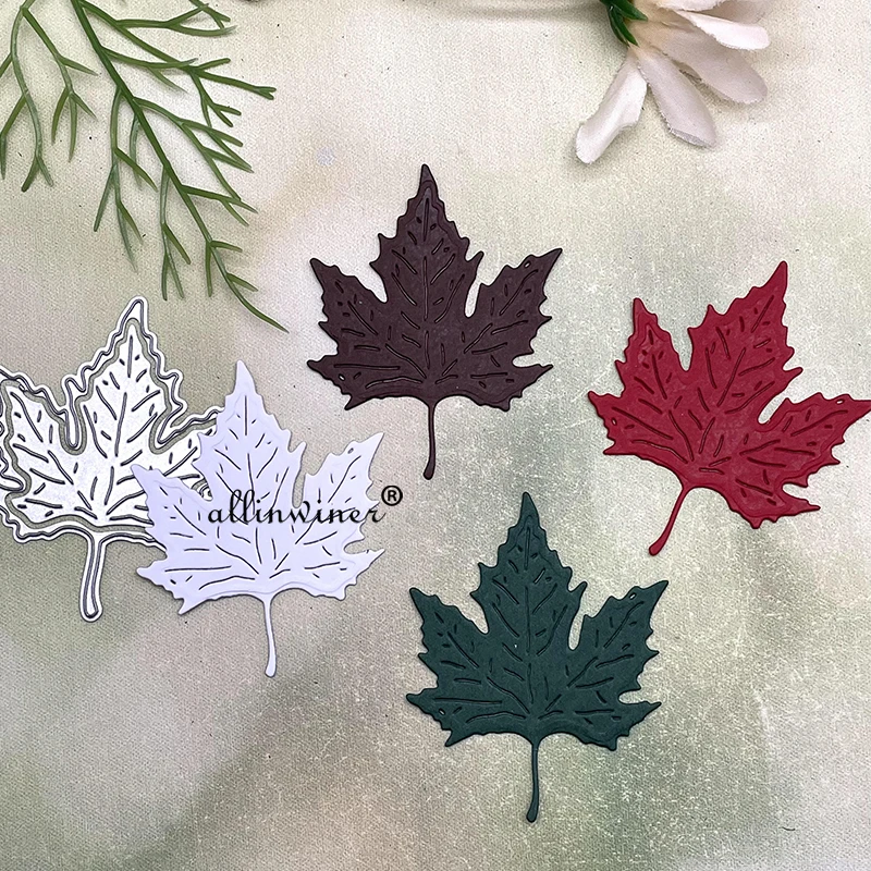 Maple Leaf Decoration Metal Cutting Dies Stencils Die Cut for DIY Scrapbooking Album Paper Card Embossing