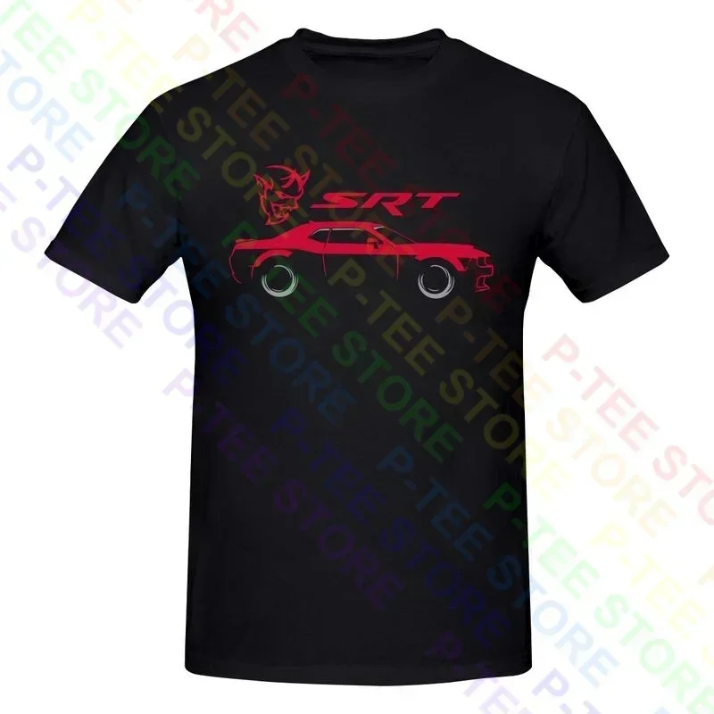 Dodge Challenger Demon Srt Muscle Car Hellcat Racing Speed Shirt T-shirt Tee Trendy Hip Hop