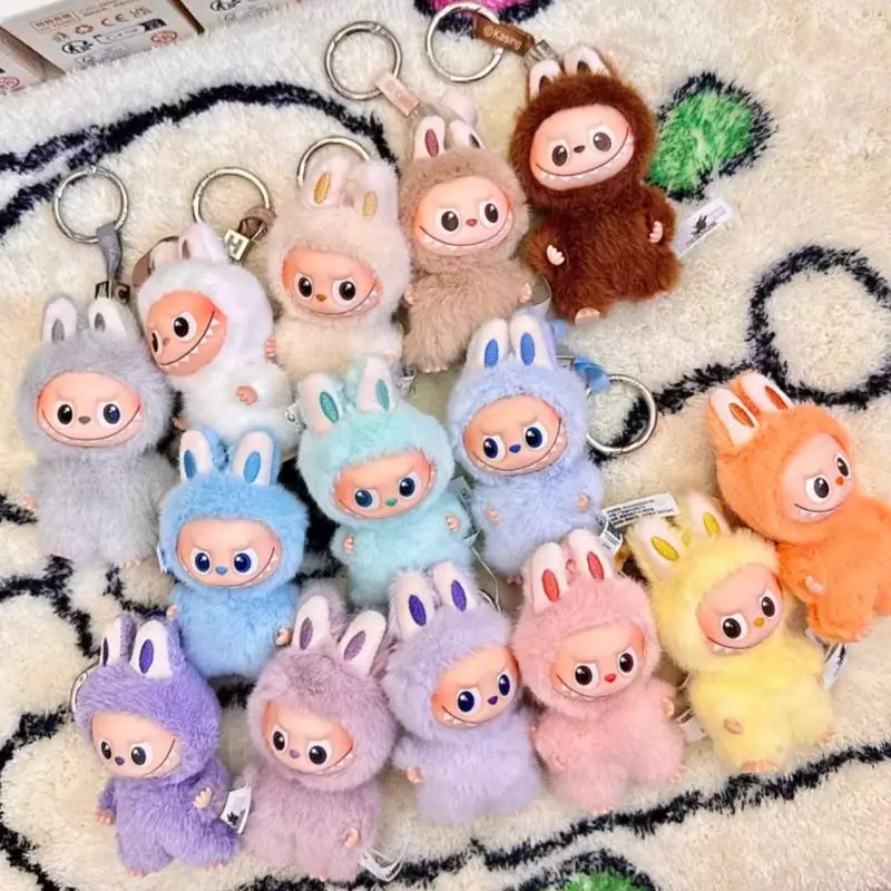 Oryginalny Popmart Bubble Mart Labubu Heart Password Pendant Blind Box Mini Labbub 4.0 Śliczne Prezenty Świąteczne Dekoracja Torby