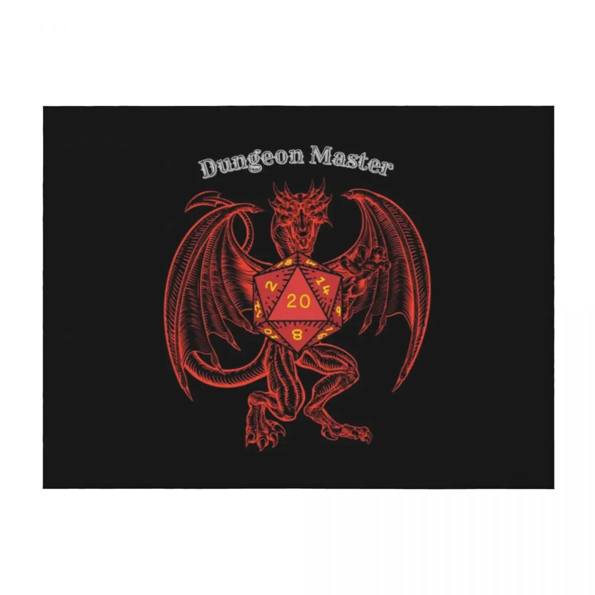 

Dungeon Master Throw Blanket Custom Soft Big Multi-Purpose Blankets