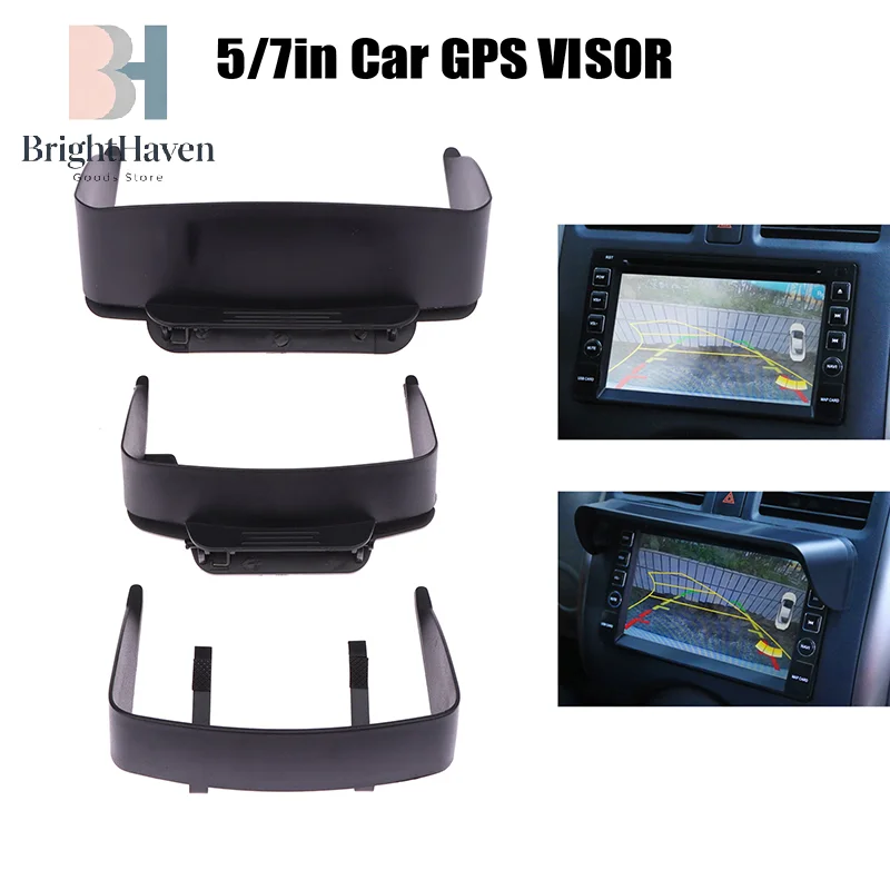 5/7 Inch Sun Shade Visor For Car GPS Navigator LCD Monitor Shield Universal Auto GPS Cover Blind Automotive Interior Supplies