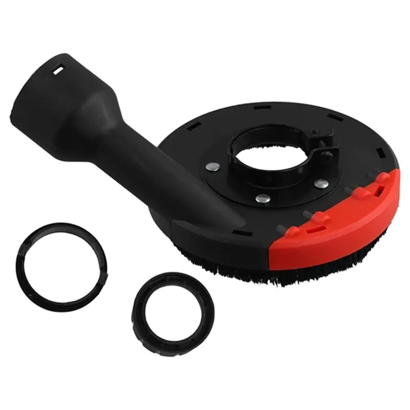 A27F-Surface Cutting Dust Shroud Built-In Tight Bristles Dust Collector Attachment 115/125/150 Model For Angle Grinder
