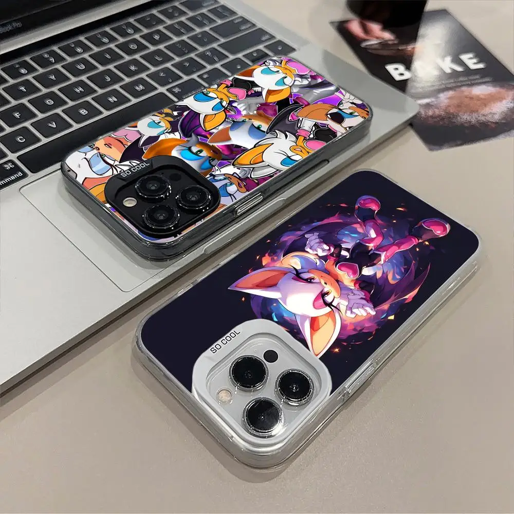 

Anime Rouge Phone Case for iPhone 17 16 15 14 13 12 11 X XR XS Air Pro Max Plus Black Colorful Silver Cover