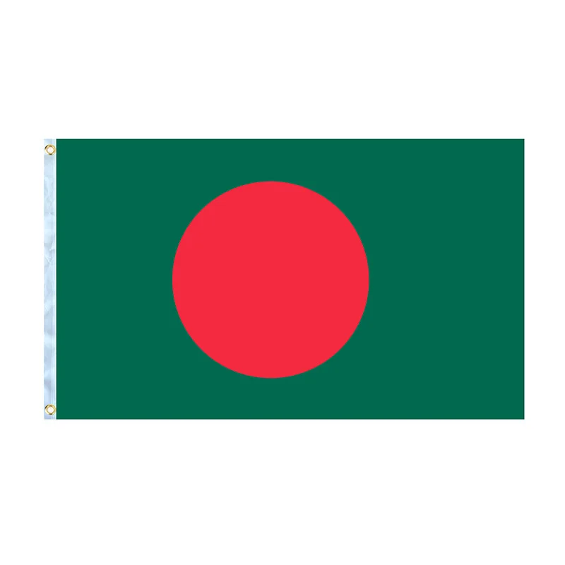 EOODLOVE National Flag 90×150cm Bangladesh National Flag High Quality Polyester Flag Indoor and Outdoor Hanging Decorative Flag