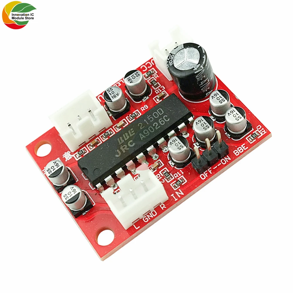 NJM2150 Soundboard Pre-signal BBE Sound Effect Exciter Improves High and Low Bass Clarity JRC 2150 BBE Tone Preamplifier Board