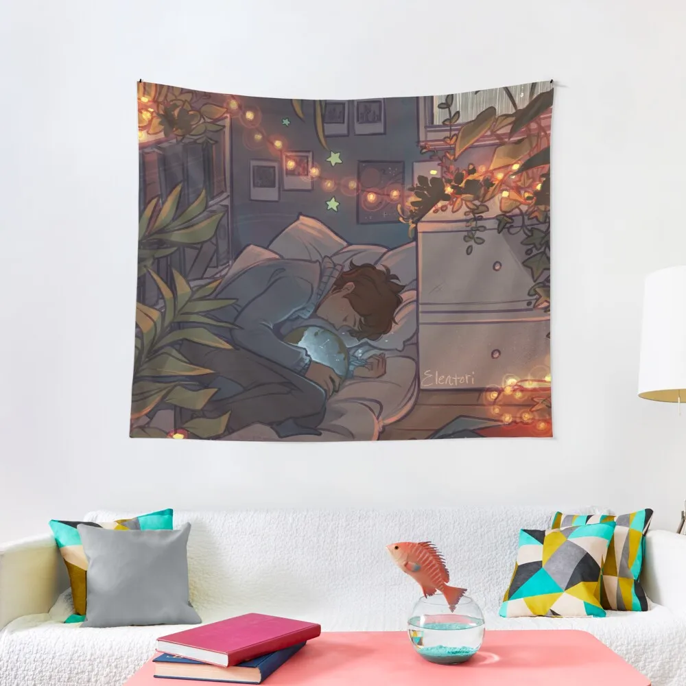 

Blue Lips Tapestry Halloween Decoration 2022