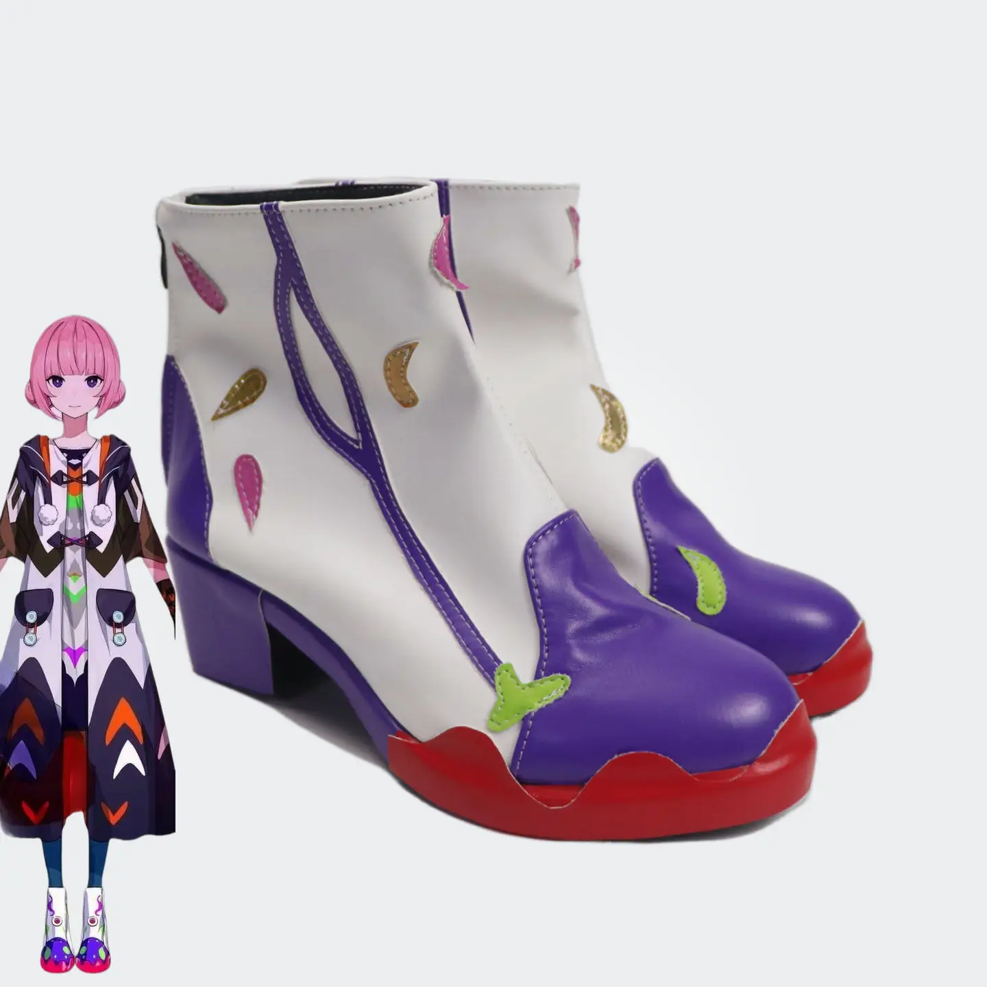 Virtual Singer KAF Cosplay Shoes Kamitsubaki Boots High Heel Custom Made