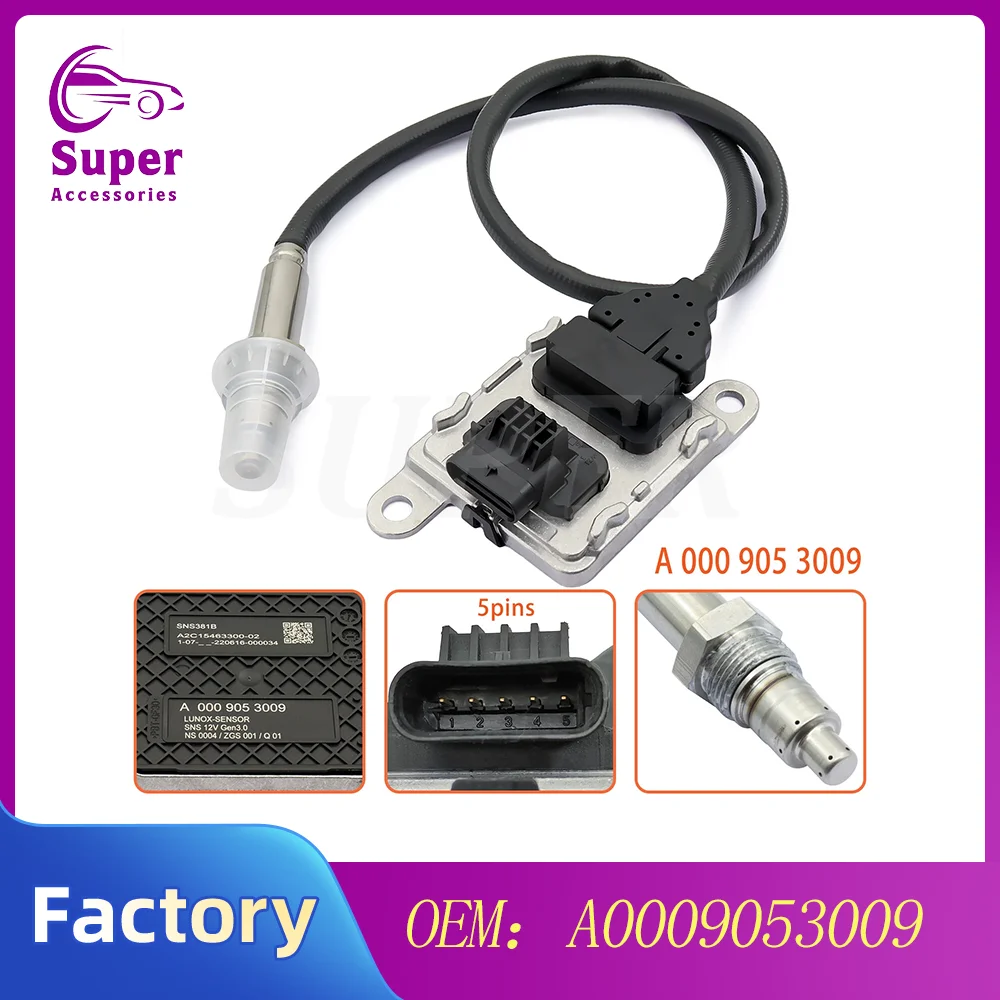 

Nox Sensor probe A0009053009 A0009058011 0009058011 000-905-80-11 For Mercedes-Benz W213 W222 W238 W257 W447 Vito Sprinter