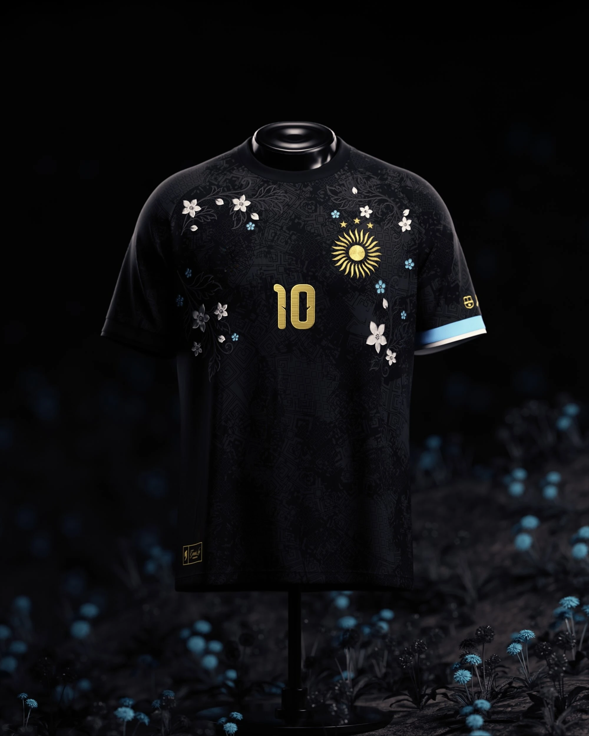 #10 2026 Football Events Creative Concept Jersey Summer Casual Commemorating Jersey Designed for Solo Printed Large T-shirt