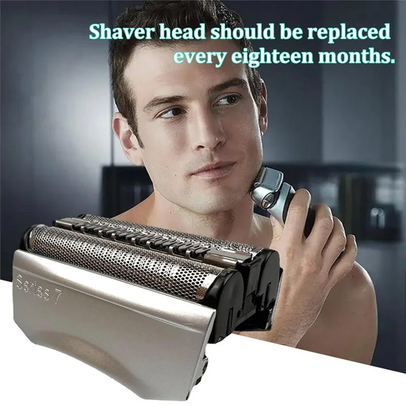 Подходит для электробритвы Braun Series 7, 790Cc, 760Cc, 750Cc, 720, 799, 797, 797Cc, 789Cc Сменная головка из фольги - 70S 70B