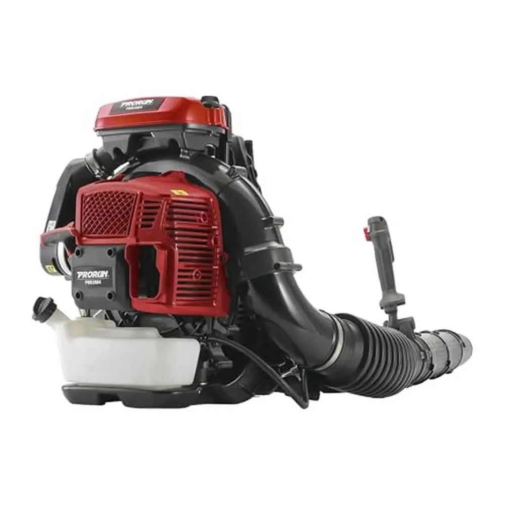 Gas-Powered 2-Cycle Backpack Leaf Blower 75.6cc 4.2 HP Engine 1020 CFM 240 MPH Commercial Grade Cruise Control Anti-Vibration