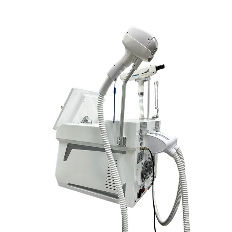 NEW 2 in 1 808nm Diode Laser Hair Removal Machine 4000W Painless Permanent Cooling for Alexandrite 755 940 1064nm Wavelengths