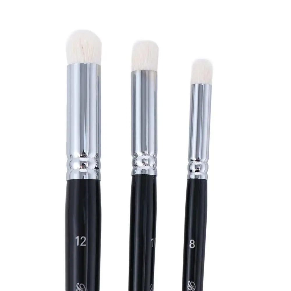 6 Pcs Miniature Art Painting Paint Brush Set Fine Detail Fantasy Figurines Wood Handle Brushes Micro Detailing Scale Models